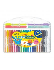 AM CST24: Amos Colorix Silky Twisters 24 Colours